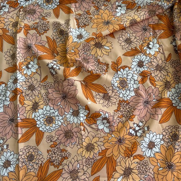 J Crew Zinnea Floral Warp Sarong Skirt Cover-up Beach Swim SM/MED - Picture 6 of 11